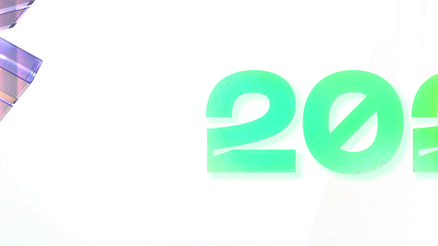 Recap 2024 3d animation art branding creative design newyear recap