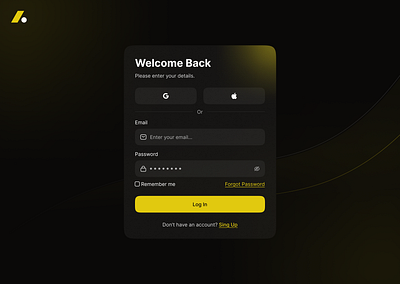 Login Page dashboard landing page log in mobile app sign up ui uiux website design