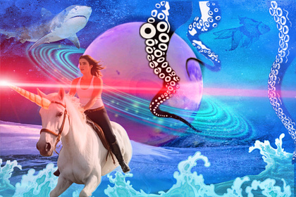 Artwork titled, “Cosmic Adventure”
