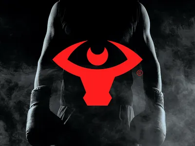 Bullseye Logo animal bold brand bull bulls design eye eyes head horns identity logo logo design modern punch simple sport sportwear strong wild