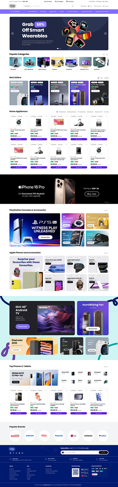 E-Commerce Landing Page Design ecommerece landing page homepage landing page