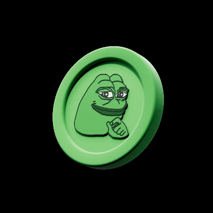 PepeCoin ($PEPE)佩佩蛙 (Pepe the Frog) 3d 3danimation 3dart blockchain coin crypto cryptocurrency cryptocurrency) pepecoin