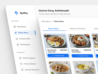 Dashboard SynPos - Point of Sales branding design designinspiration graphic design modernui pointofsales posdashboard productivitytools realtimetracking restaurantmanagement salesdashboard synpos ui