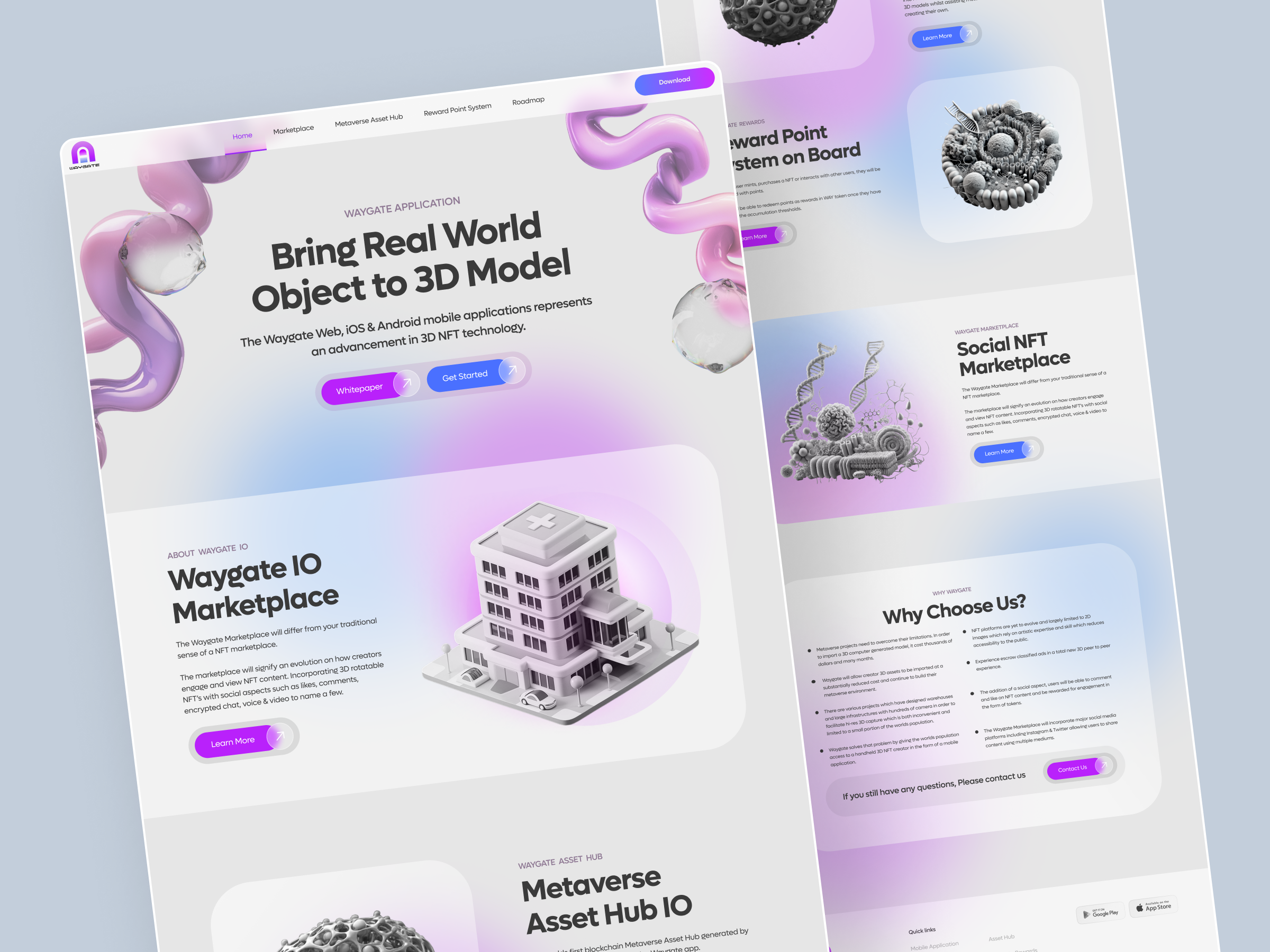Example of Website UX/UI Design 