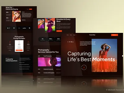Photography Portfolio || WordPress Website photography showcase