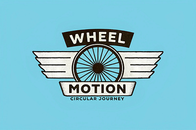 Wheel Vintage Logo animation branding graphic design logo motion graphics ui wheel