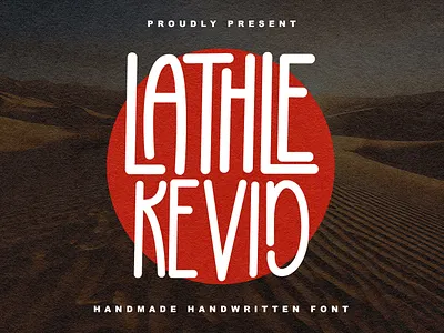 Lathle Kevid Handmade Handwritten Font branding font fonts graphic design logo nostalgic