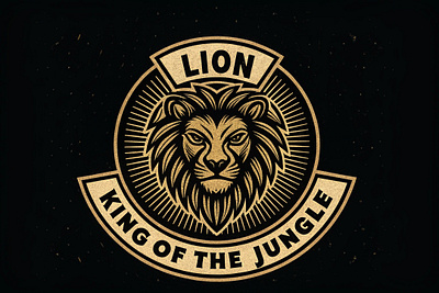 Lion Vintage Logo animation branding graphic design lion logo motion graphics ui