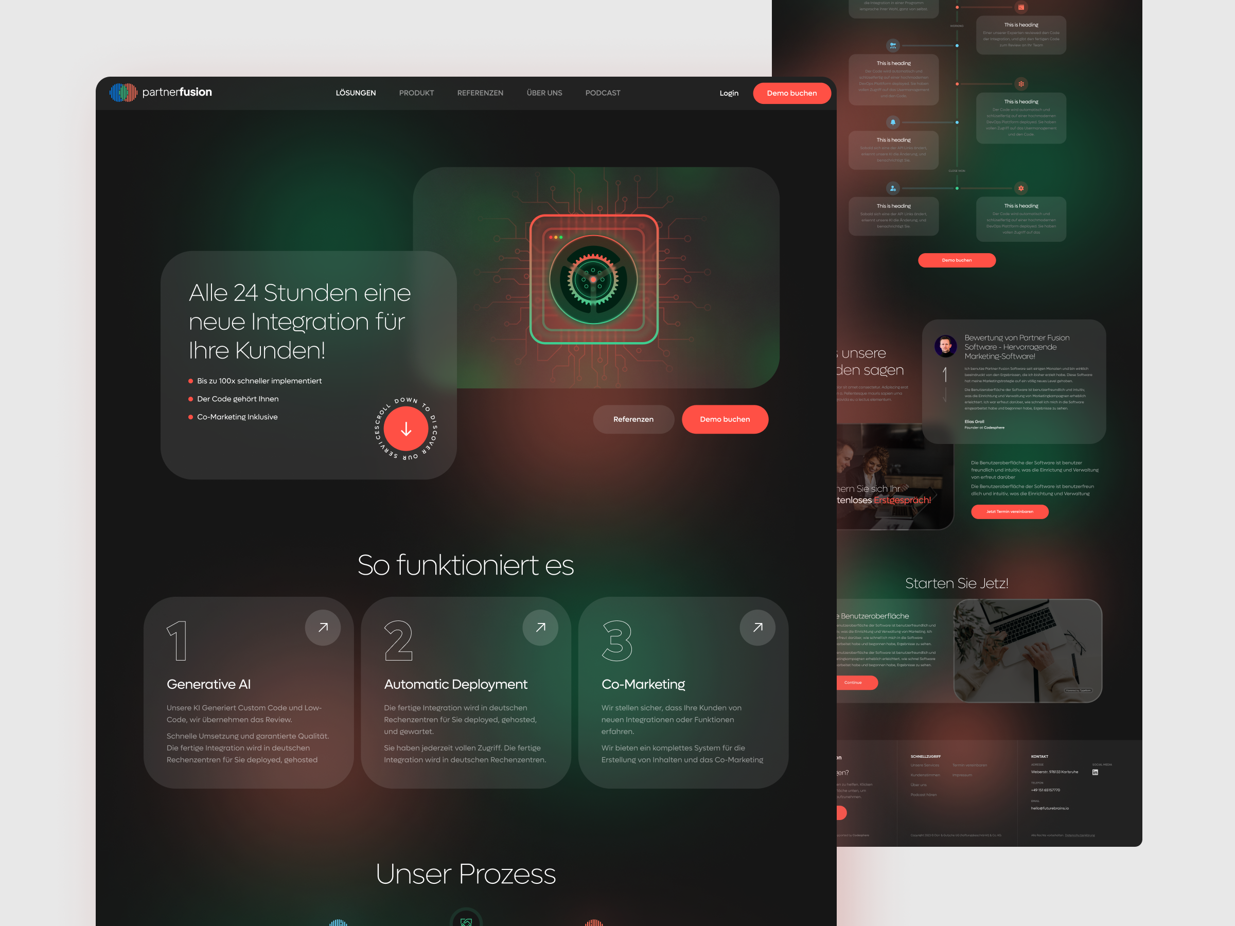 Example of Website UX/UI Design