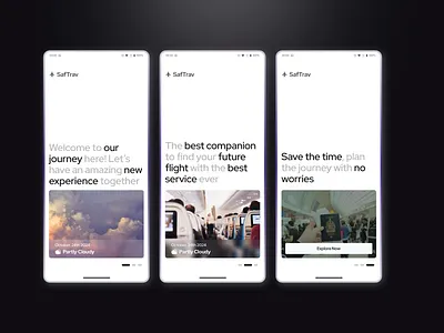 Your Travel Mate Onboarding Section! 🧳✈️ holiday leave location mobile onboarding plane travel trip ui ui design weather