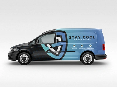 Stay Cool Window Tinting Van Wrap Design | Vehicle Wrap advertising branding brandingdesign businessmarketing car wrap creativedesign customwraps defender designinspiration fleetbranding graphic design marketingstrategy mobileadvertising security smallbusinessbranding vanwrapdesign vehiclegraphics vehiclewrap vinyl wrapdesign