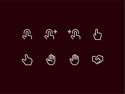 Hand & gesture | Free, friendly, modern UI icons free icons gesture hand icons icon design icon set icon system software icons ui ui icon