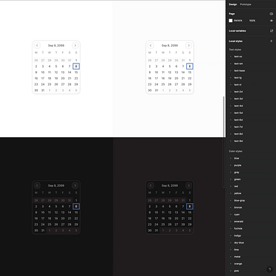 Calendar sheet component 📆 branding calendar calendar date calendar sheet calendar ui date picker design design elements design system figma figma ui kit interface ui ui kit ux