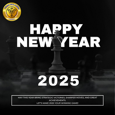 New Year Poster for a Chess Academy