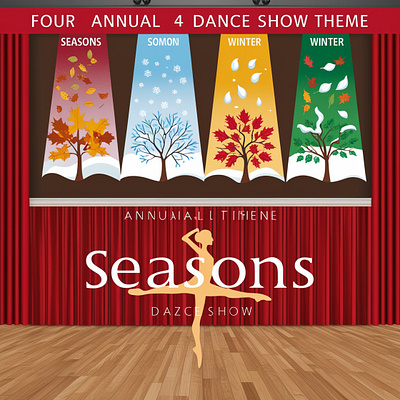 Annual Dance Programs graphic design