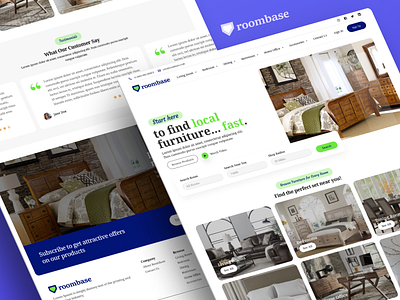 Furniture Website Design in Figma design figma landing page ui ux web design website website design