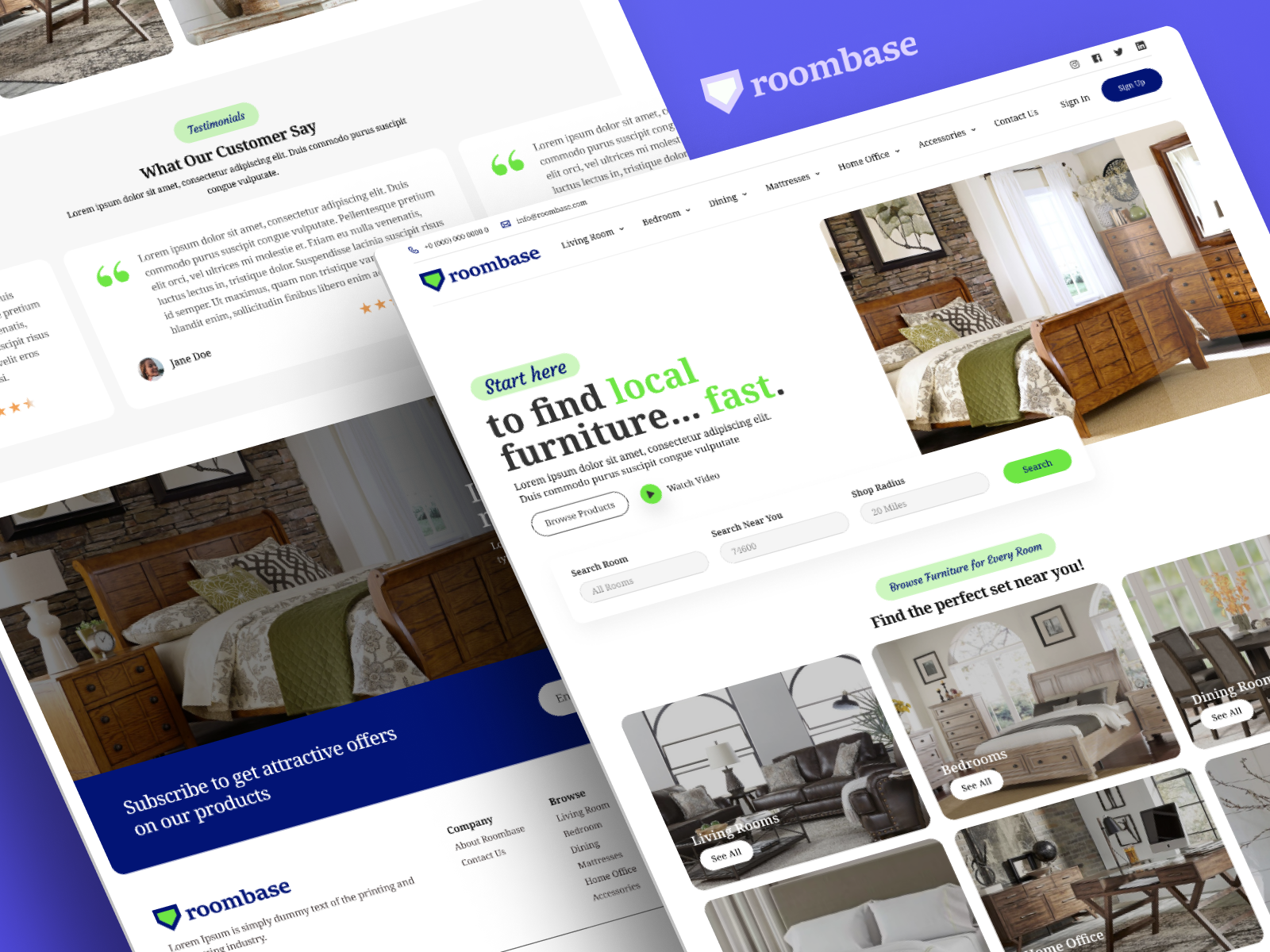Example of Website UI/UX Design   Axxemo Technology