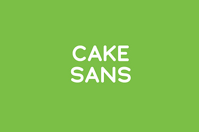 Cake Sans - Regular font geometric modern mono reghardt round sans serif simple type typeface