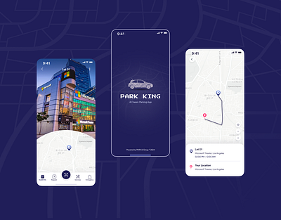 Park King- Mobile App Design branding figma mobile app ui ui design