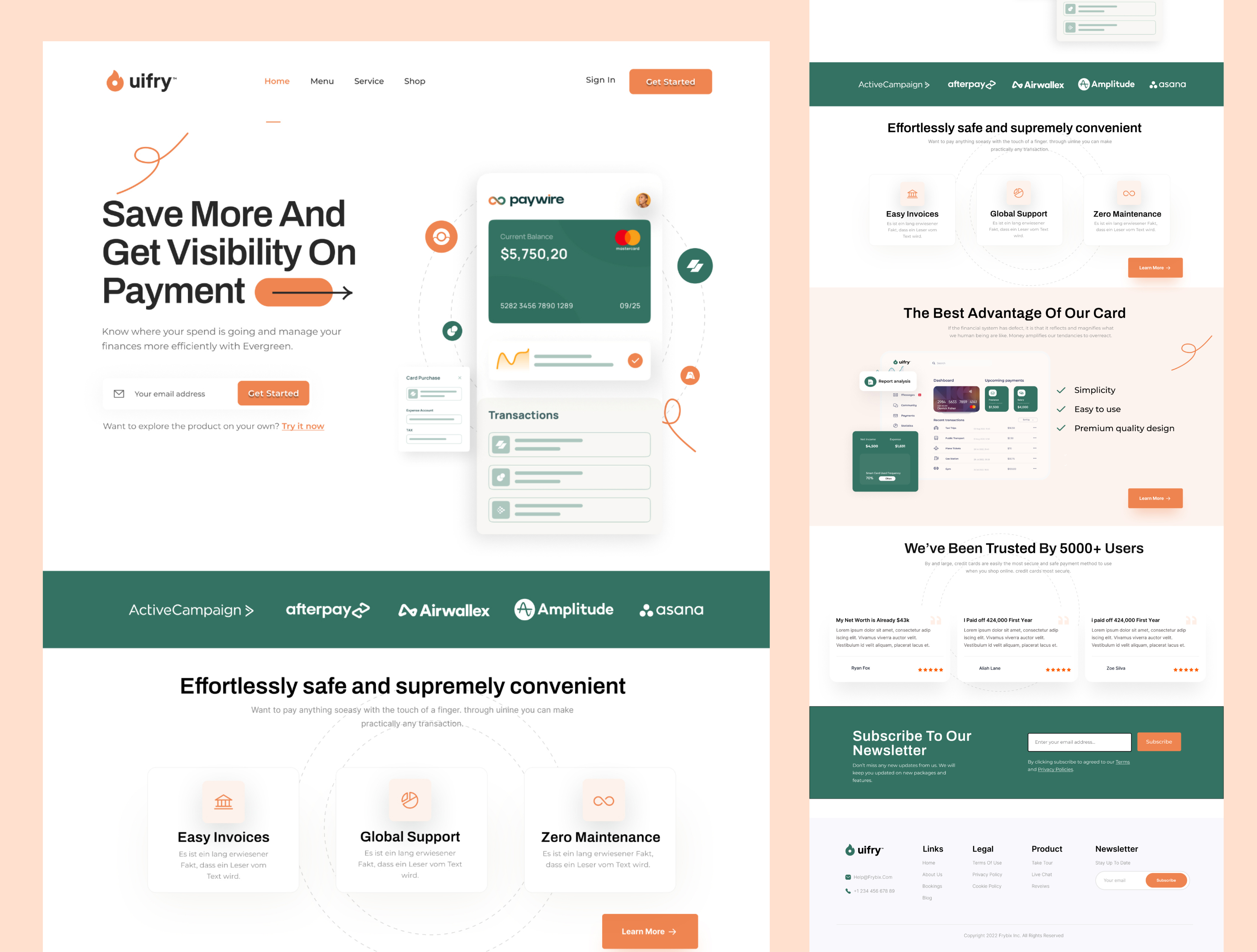Example of Minimal Website Design