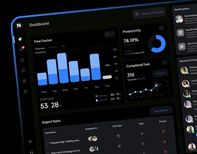 NimbleMap - Task Traker Web App & Dashboard app design figma illustration saas ui