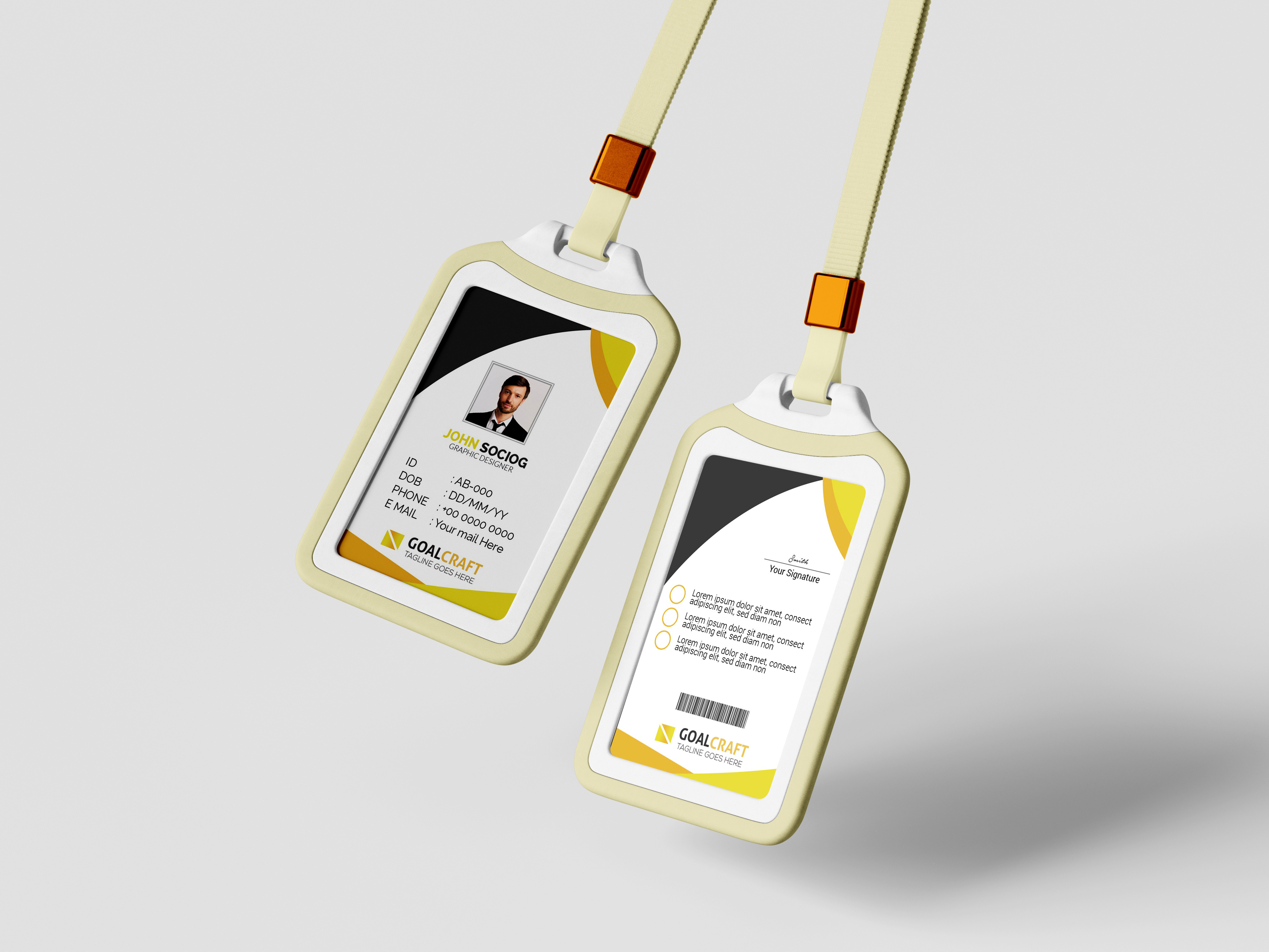 Modern ID Card Design Template | Brand Identity by Fatama Begum on Dribbble