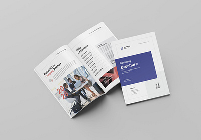 Company Brochure Template a4 agency annual report branding brochure business company profile corporate design graphic design layout print template