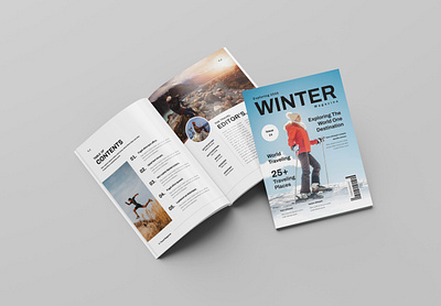 Travel Magazine Template a4 agency architecture branding brochure business catalog catalogue creative fashion graphic design illustration interior layout lookbook magazine minimal template travel ui