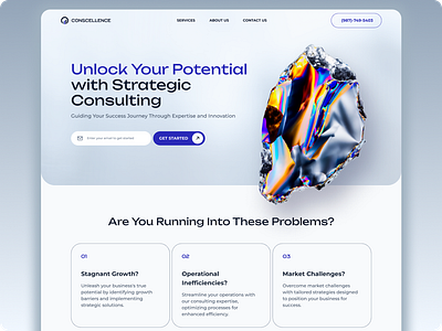 Business Consultation Website Design (Conscellence) business consultation website business solutions corporate design minimalist design modern ui uiux design