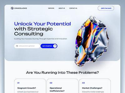 Business Consultation Website Design (Conscellence) business consultation website business solutions corporate design minimalist design modern ui uiux design