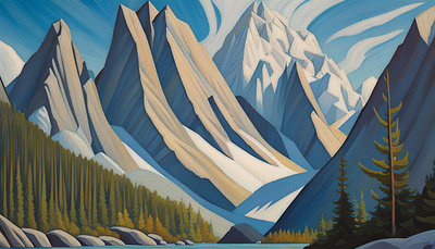 Gem range canadian rockies artist creative direction design family journeys hike with kids identity illustration landscape canada thewayfindercompany trail kids yyc illustration