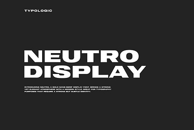 Neutro Display all caps bold custom font display display font extended font extra bold geometric font heading font neutro display outline outline font sans serif sans serif typeface title font web font wide font