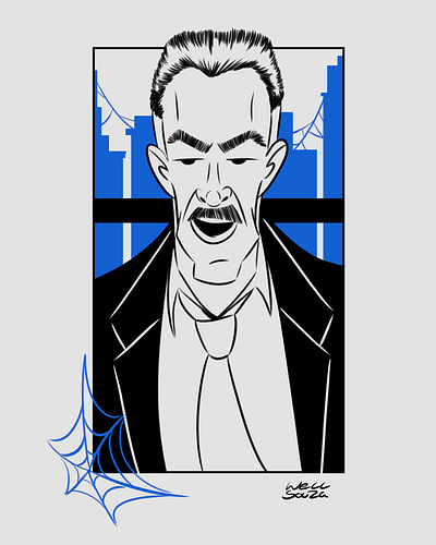 J. Jonah Jameson artwork cartoon comics digital2d illustration marvel