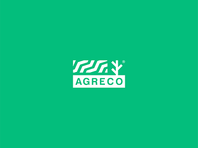 Agreco Logo agreco compaination green icon italian logo modern river tree