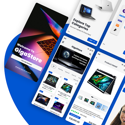 GigaStore – Your Ultimate Laptop Shopping Experience! 💻 design ui ux