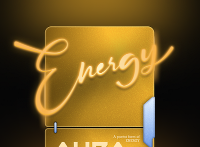 Futuristic UI Cards - Aura aura brand cards design energy illustration ui ui card ui design uiux ux