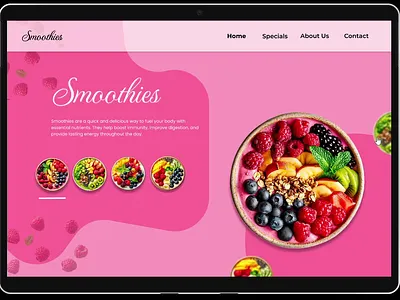 Smoothies 3d animation motion graphics prototyping ui