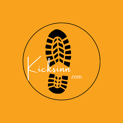 KicksInn Logo Design branding canva graphic design logo shoes