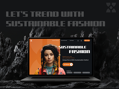 Sustainable Fashion - Landing Page clothing ecofriendly fashion figma landing page sustainable sustainable fashion ui ui ux web ui webdesign webpage website website concept