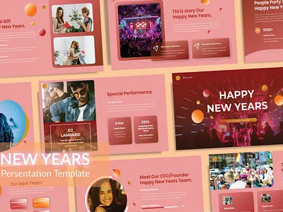 New Years Persentation mousse