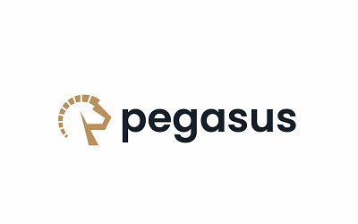 pegasus accelerator brand design branding car drive horse logo logo design needle pegasus power