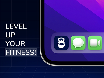 Fitness App Logo Design app branding fitness graphic design logo ui