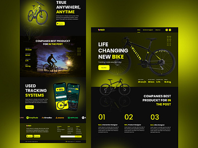 Bike Website Design bike design figma figma website design graphic design website website design