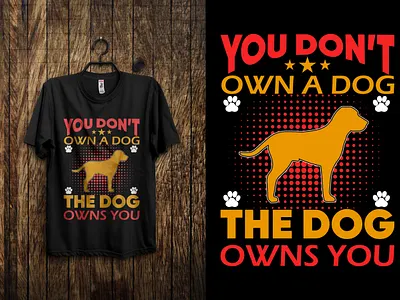 Dog T-shirt Design branding identity shirts tshirt tshirt design