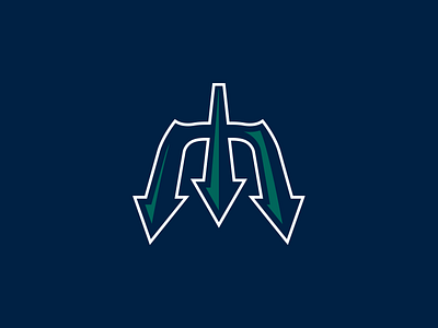 Seattle Mariners Logo Concept baseball branding design graphic design logo mariners mlb seattle sport sports team logo vector