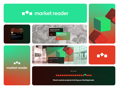 Market Reader Direction 2 bento branding branding and identity business card clean design digital dribbble graphic design grid identity layout logo logo design minimal modern print stock market stocks tech