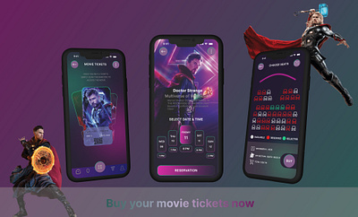 Movie Tickets App Design app app design app redesign design typography ui ui ux ux