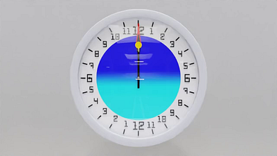 Wall Clock 24 hours (12 night + 12 noon) sundilas timer