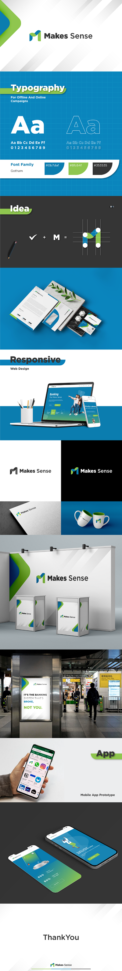 Makes Sense Branding branding design graphic design illustration logo makes sense branding typography ui ux vector