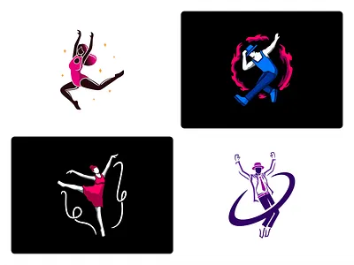 Dancer Logo Exploration 1 ballerina logo ballerinas ballet logo branding dancer logo dancing logo logo logo design minimalist logo modern logo